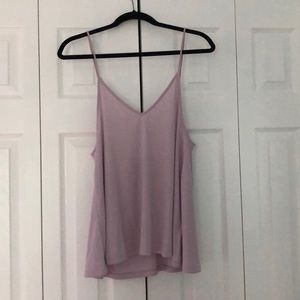 Silence + noise purple tank top